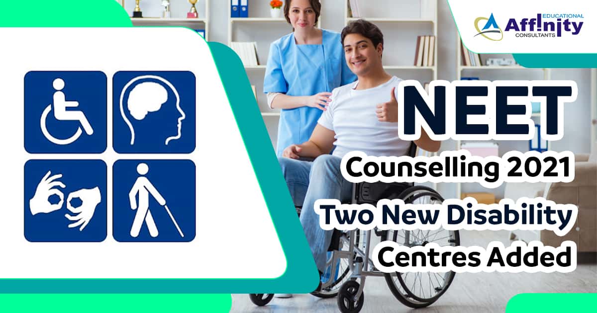 NEET Counselling 2021: Two New Disability Centres Added